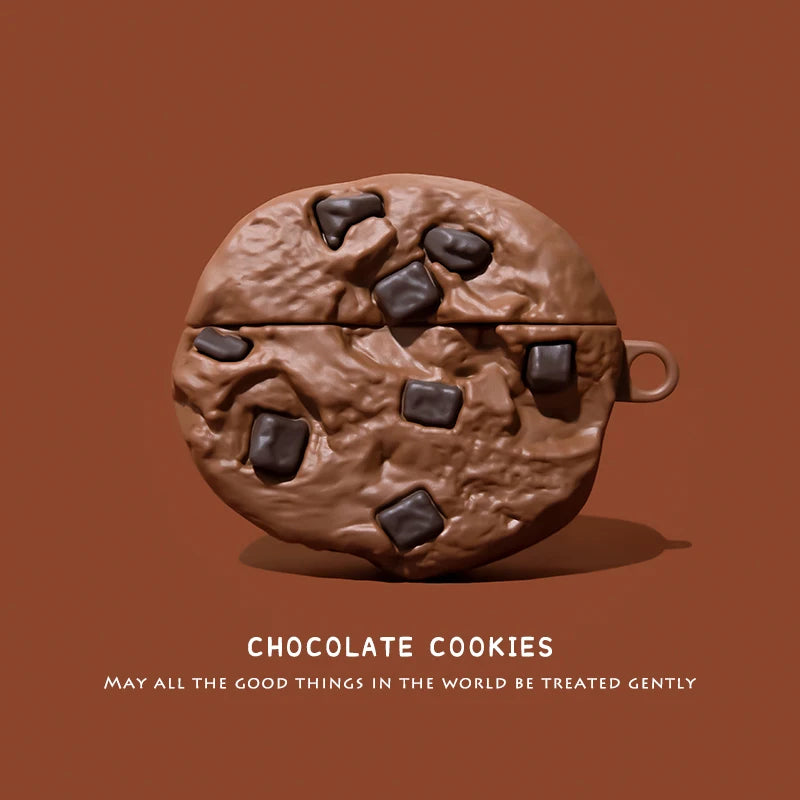Chocolate Cookie 3D AirPod Case Cover
