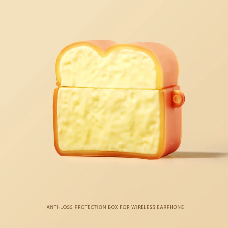 I Love Bread 3D AirPod Case Cover