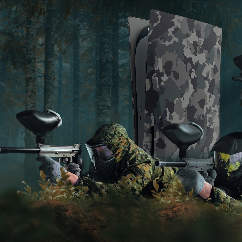 PS5 Grey Camouflage Disc Edition Faceplate