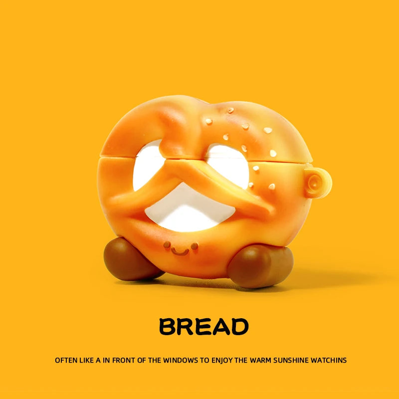 Pretzel Bread Twist 3D AirPod Case Cover