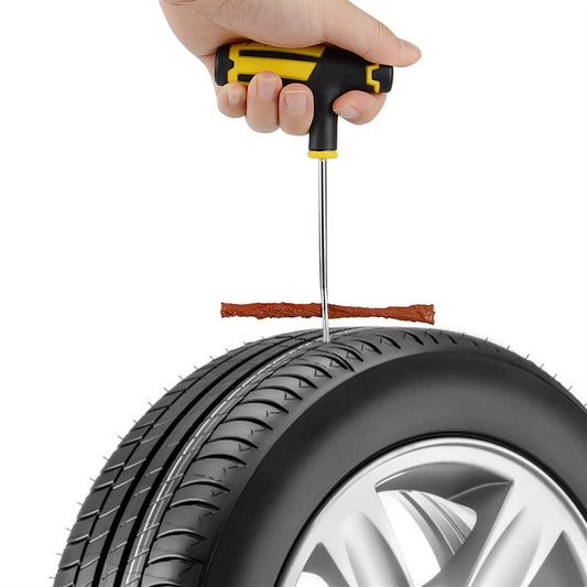 Car Tire Repair Tool Kit with Rubber Strips