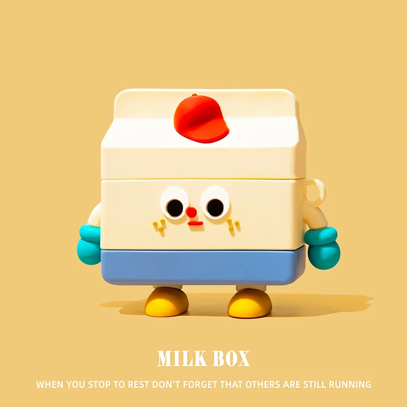 Mr Milk Box 3D AirPod Case Cover
