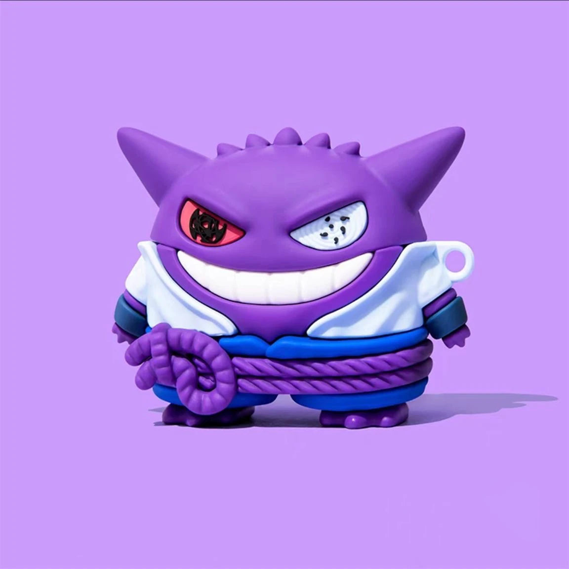 Purple Pirate Monster 3D AirPod Case Cover