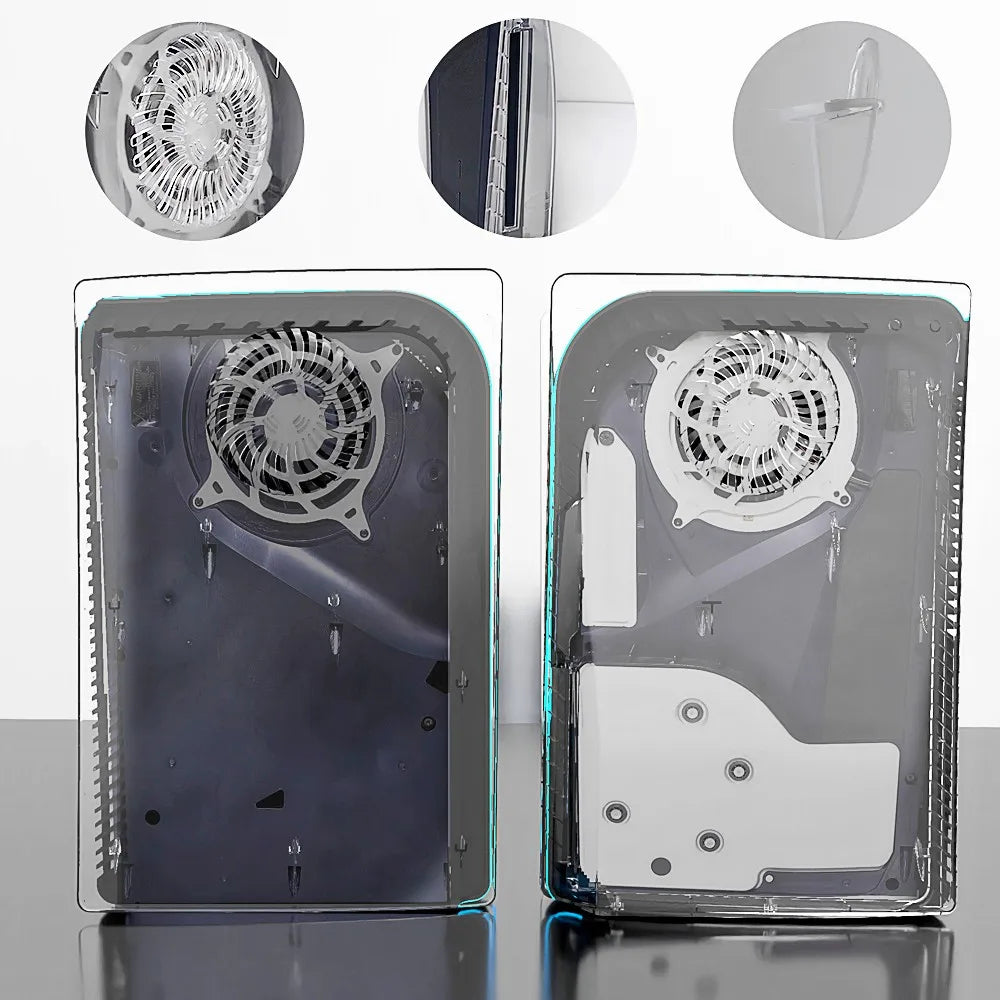 PS5 Transparent Cooling Vent Disc Edition Faceplate